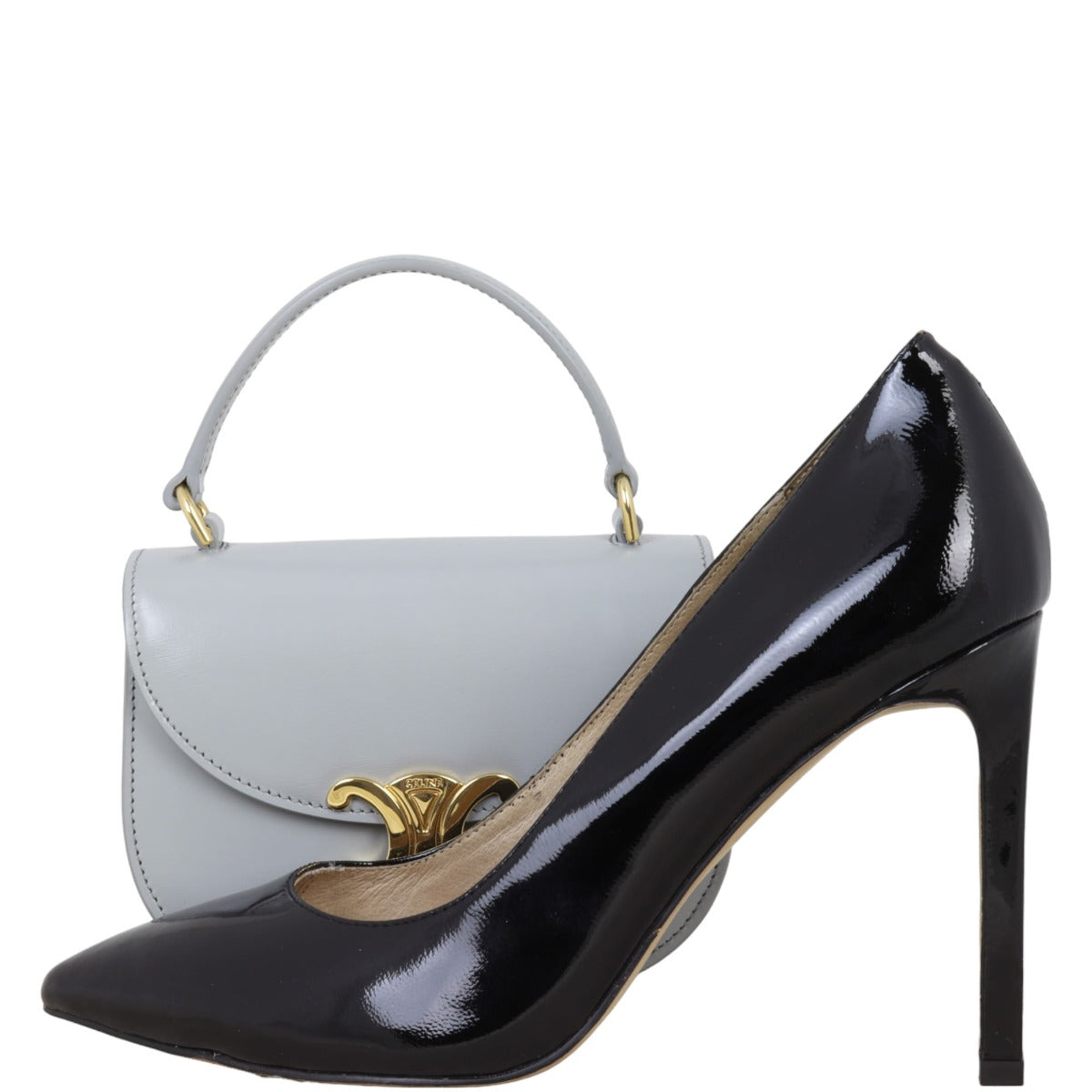 Celine Triomphe Besace Clea Mini Top Handle Bag