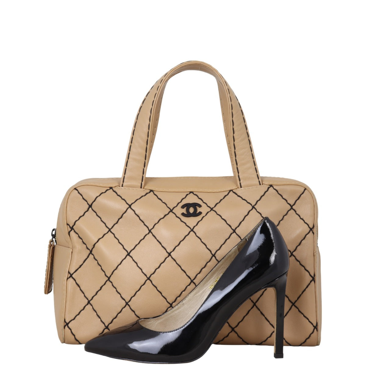 Chanel Wild Stitch Tote | Beige