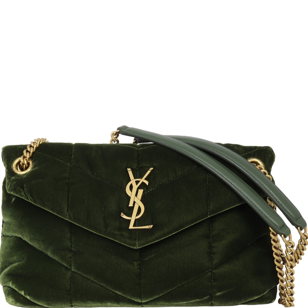 Saint Laurent Loulou Puffer Small Velvet