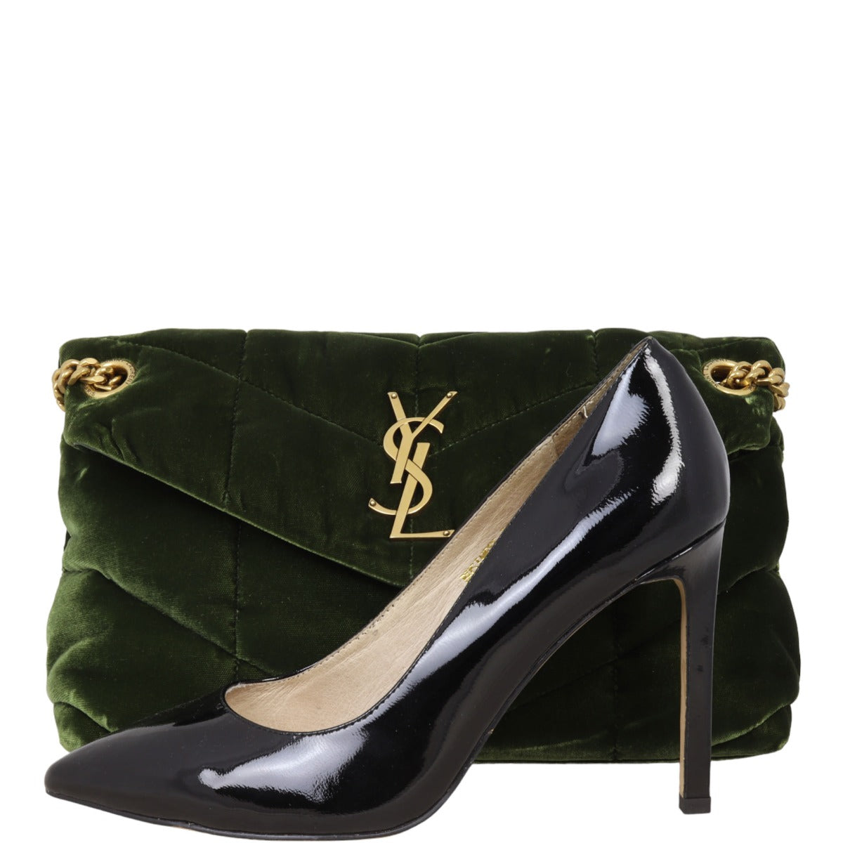 Saint Laurent Loulou Puffer Small Velvet