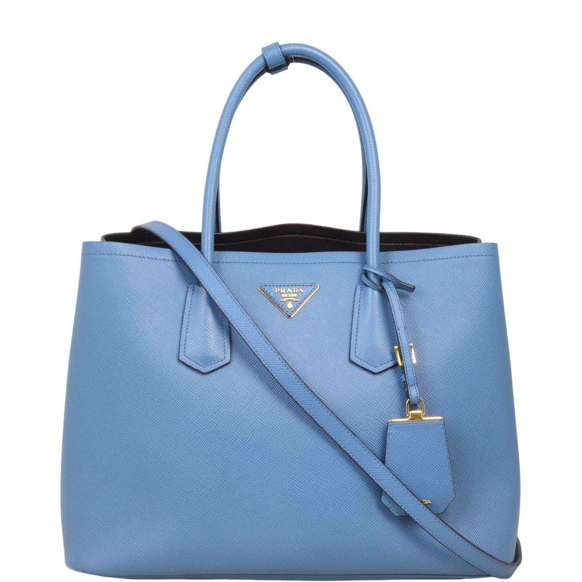 Prada Saffiano Cuir Double Bag Large