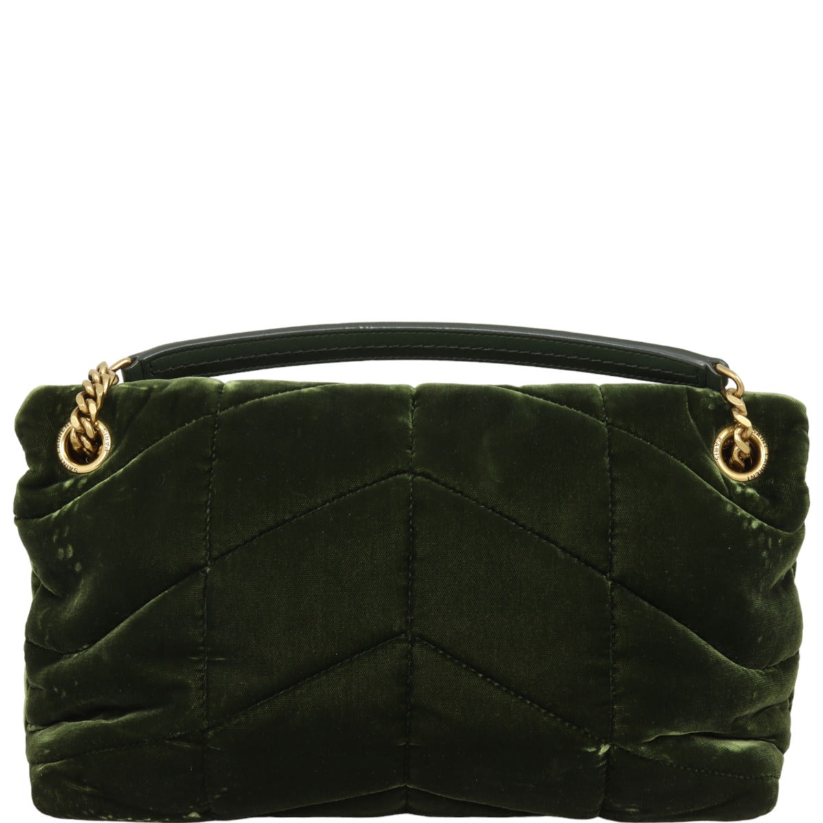 Saint Laurent Loulou Puffer Small Velvet