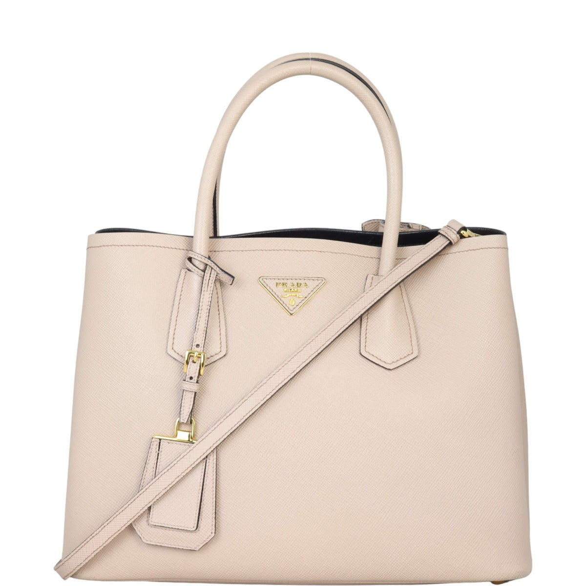Prada Saffiano Cuir Double Bag Medium