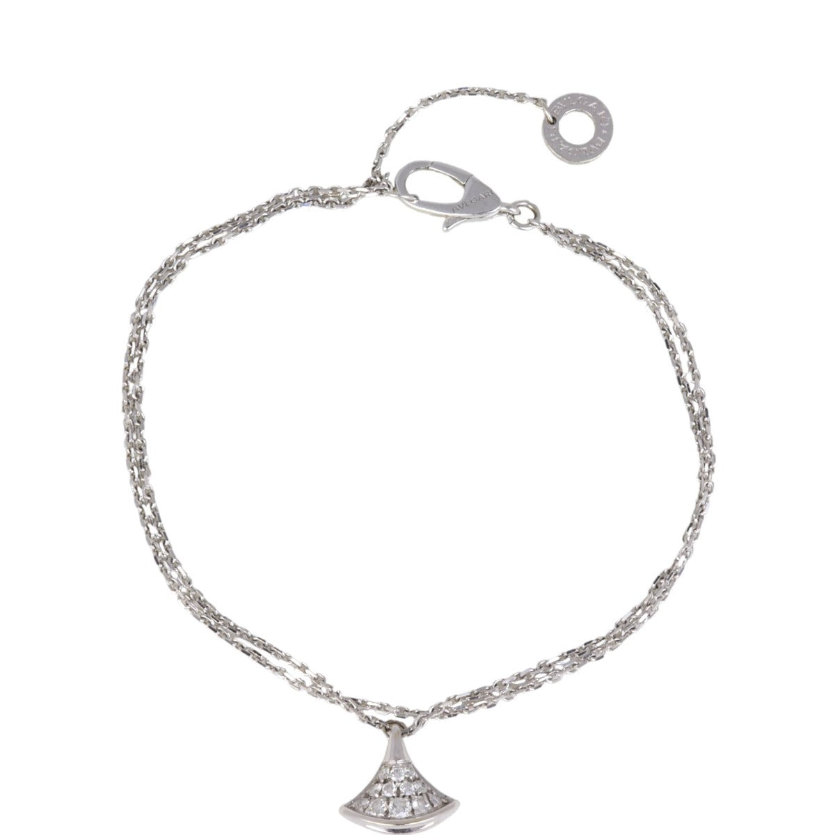 Bvlgari Diva's Dream 1 Motif 18k White Gold Diamond Bracelet