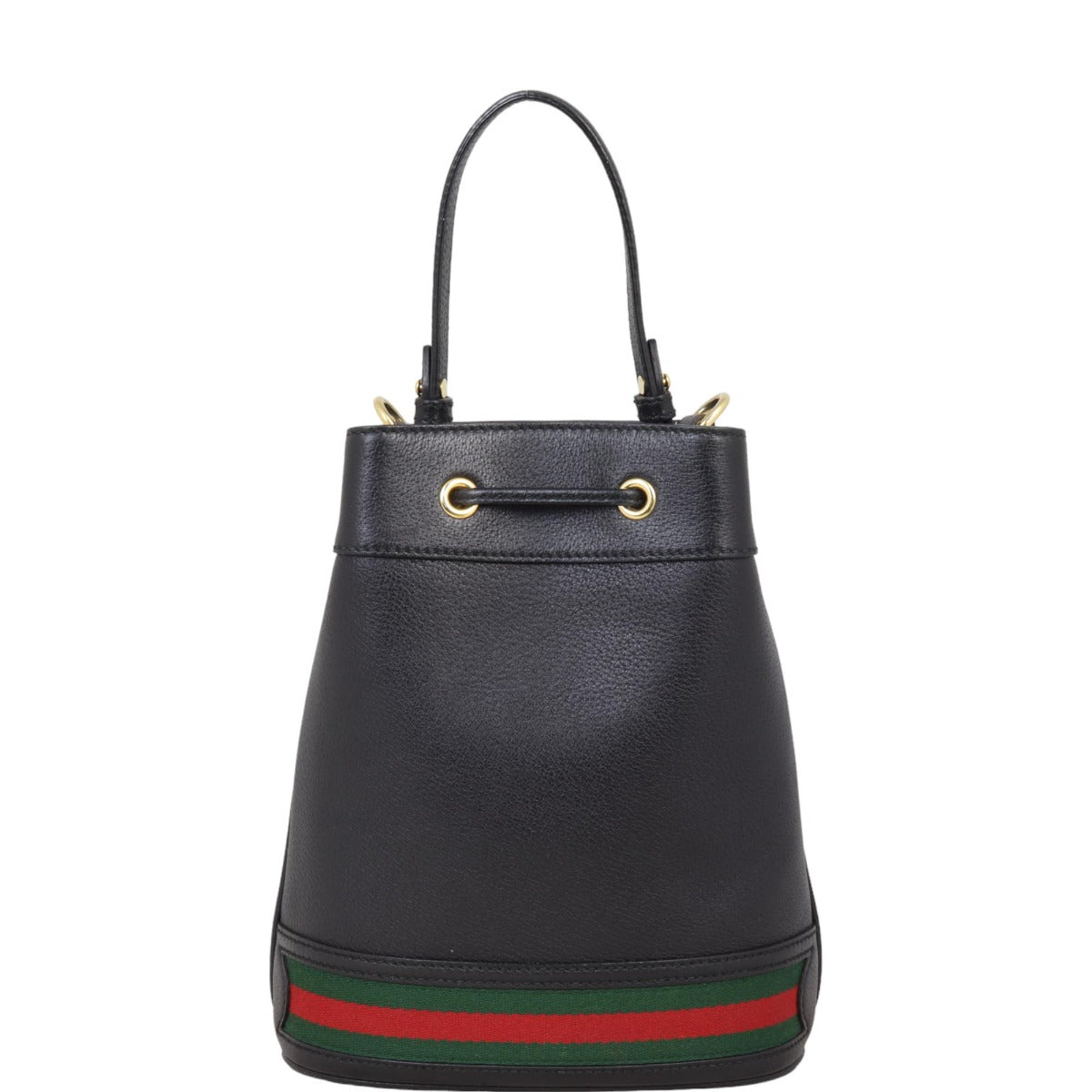 Gucci Ophidia Leather Bucket Bag Mini