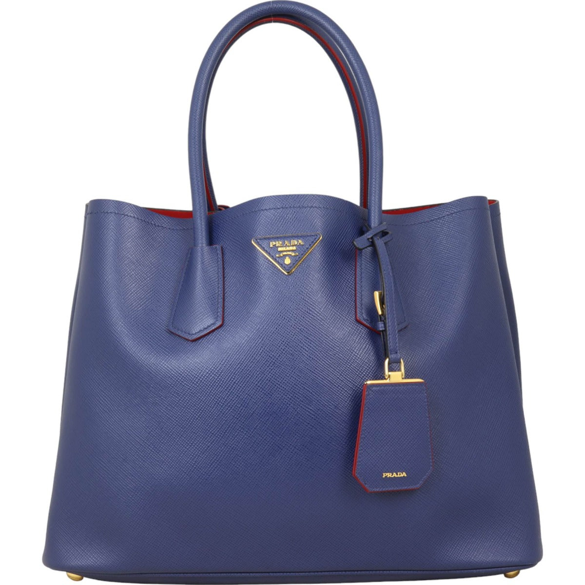 Prada Saffiano Cuir Double Bag Large