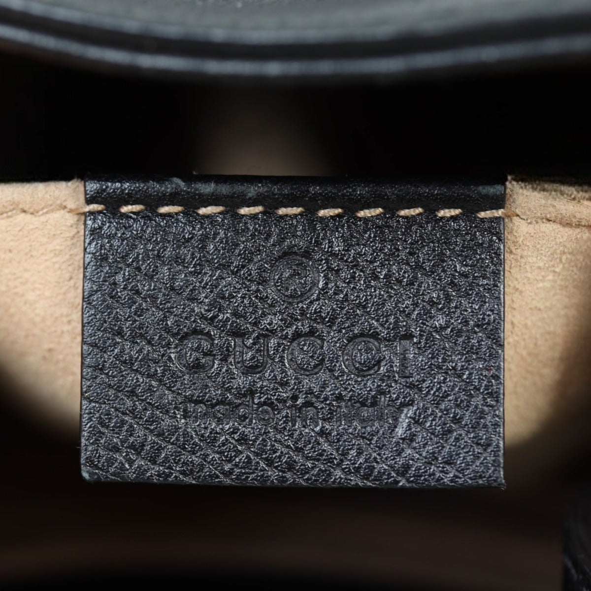 Gucci Ophidia Leather Bucket Bag Mini