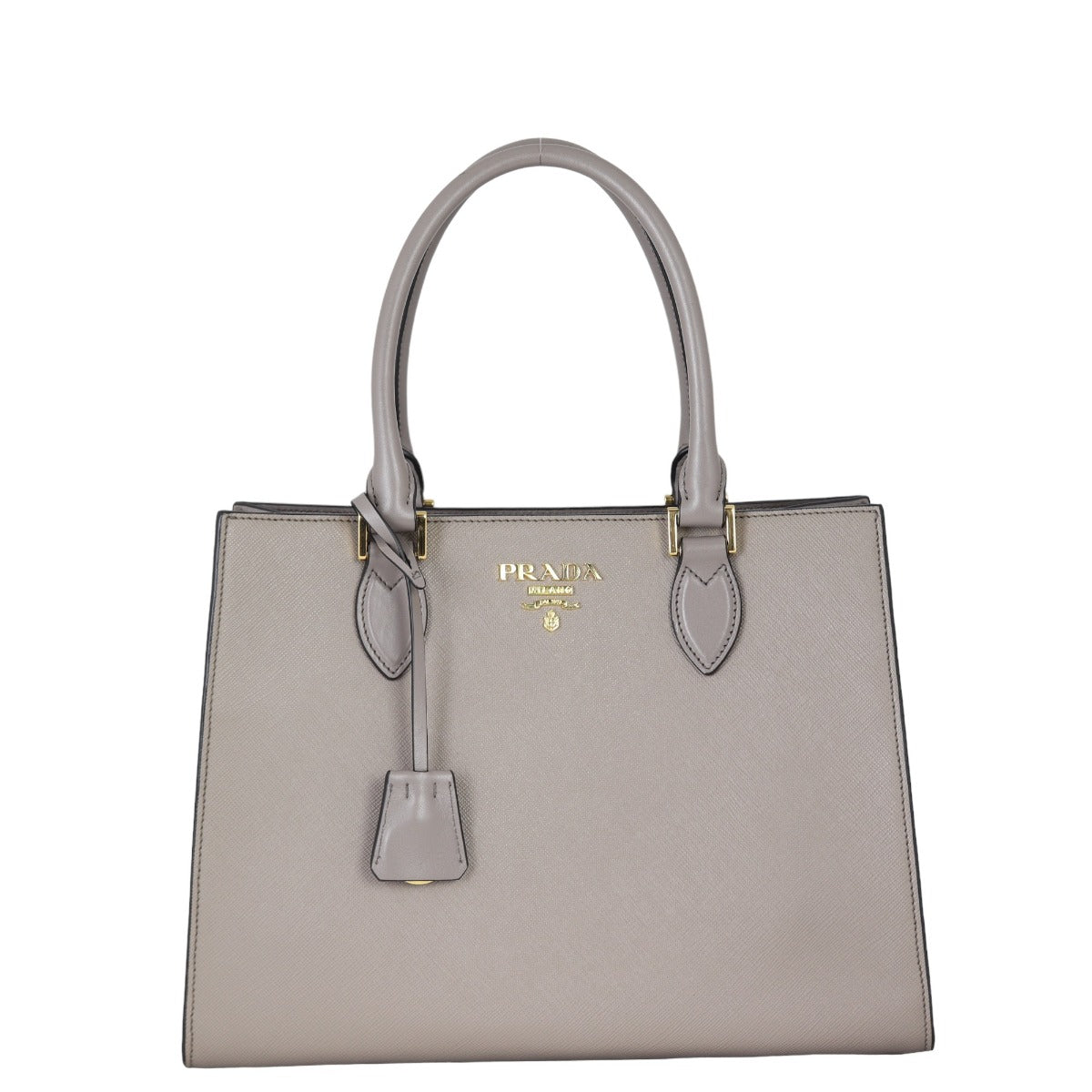 Prada Saffiano Cuir City Calf Two Way Tote