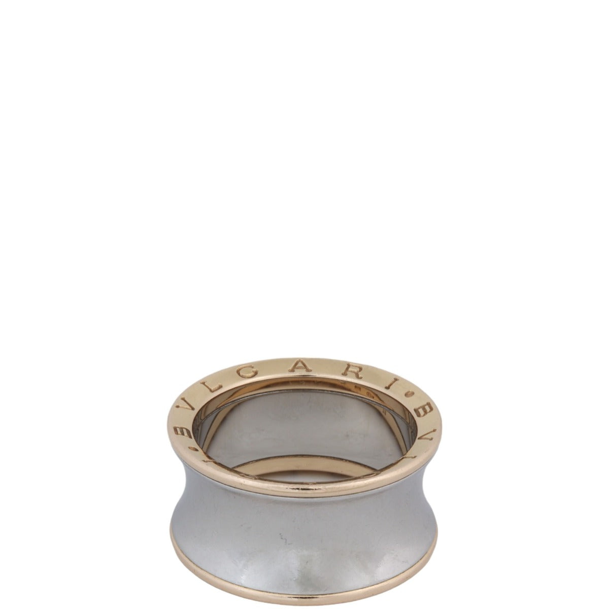 Bvlgari B.Zero1 Anish Kapoor 18k Rose Gold Stainless Steel Ring