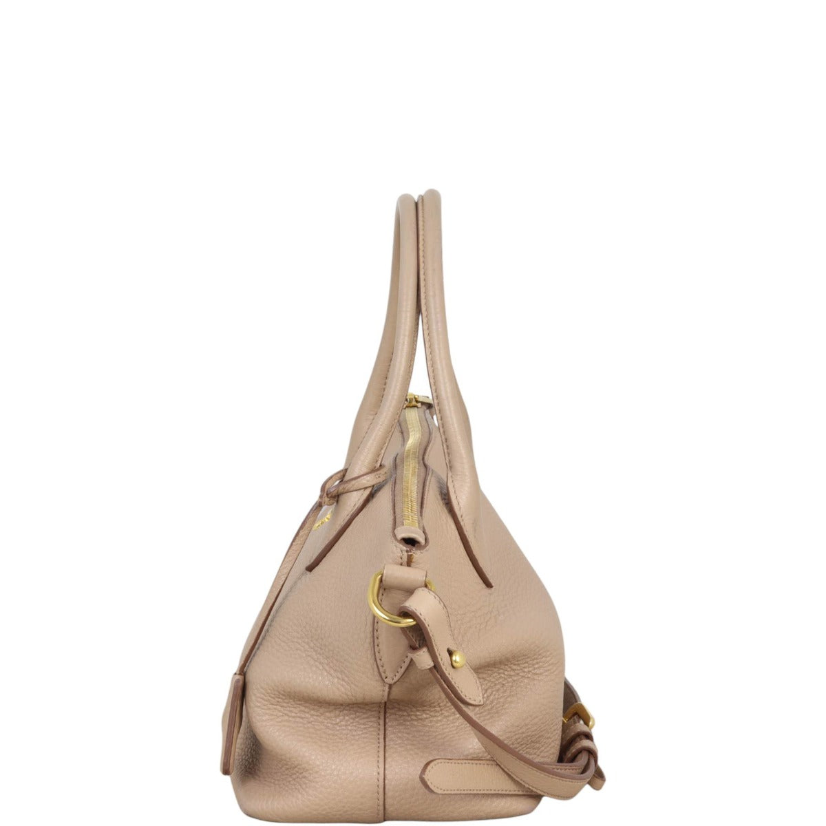 Prada Vitello Daino Small Zip Tote