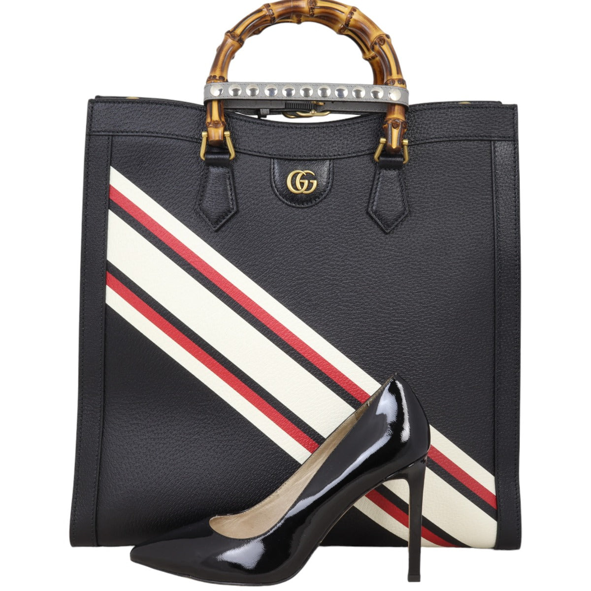 Gucci Diana Bamboo Top Handle Tote Large