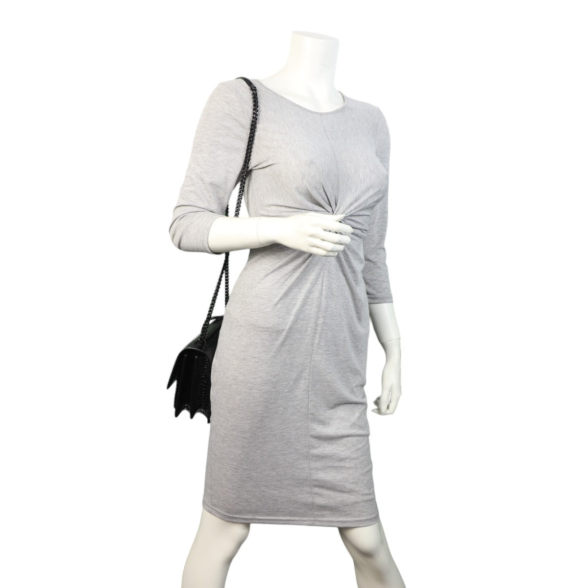 Saint Laurent Sunset Medium Croc-Embossed