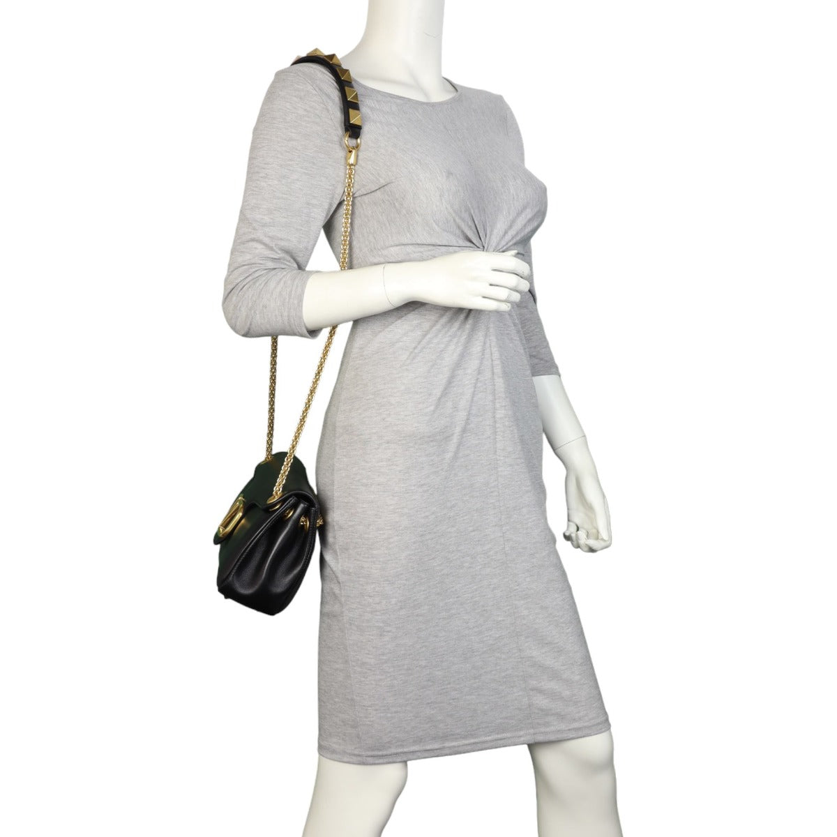 Valentino VLogo Stud Sign Shoulder Bag