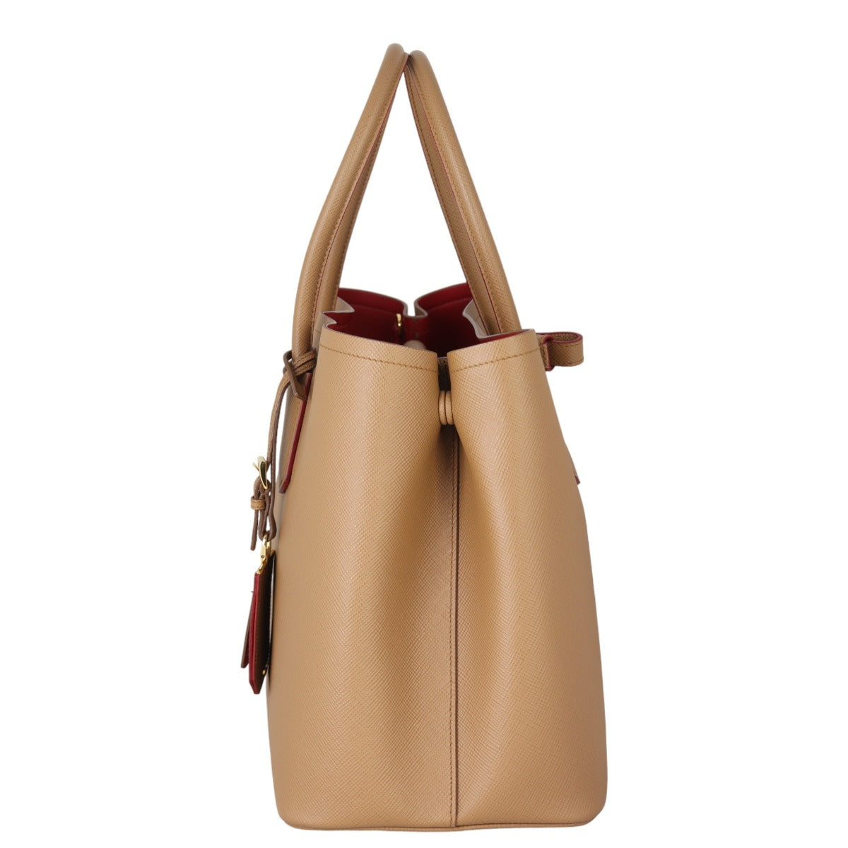 Prada Saffiano Cuir Double Bag Large