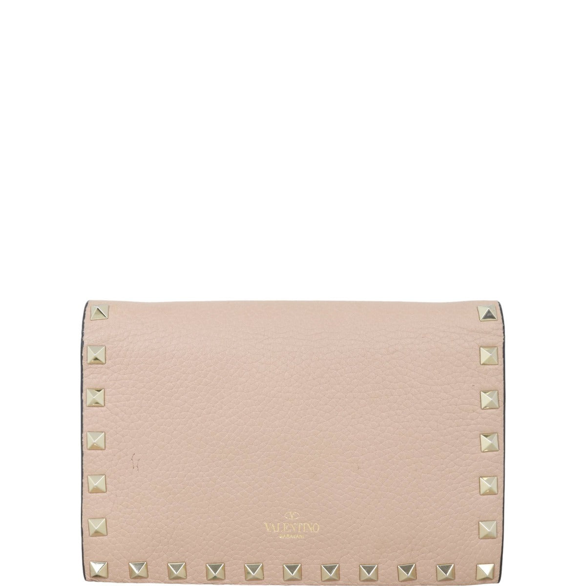 Valentino Rockstud Envelope Chain Wallet