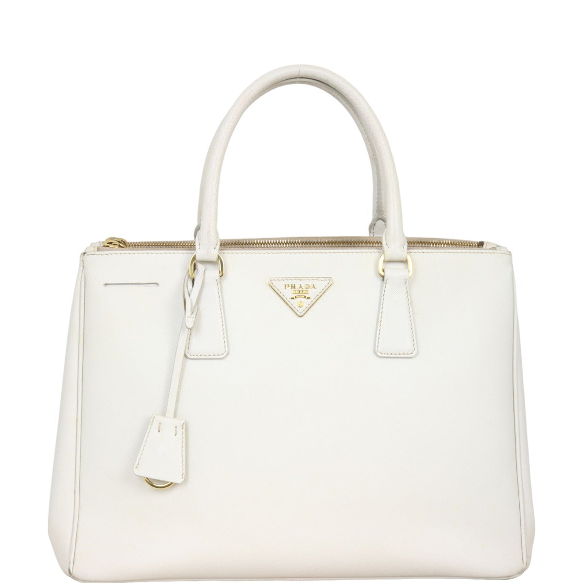 Prada Saffiano Lux Galleria Double Zip Tote Medium