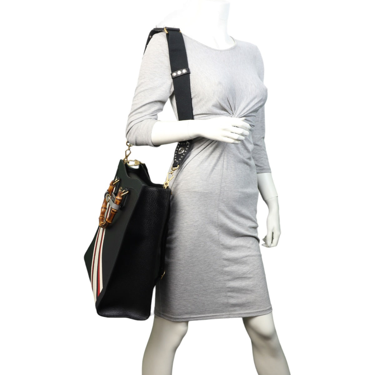 Gucci Diana Bamboo Top Handle Tote Large