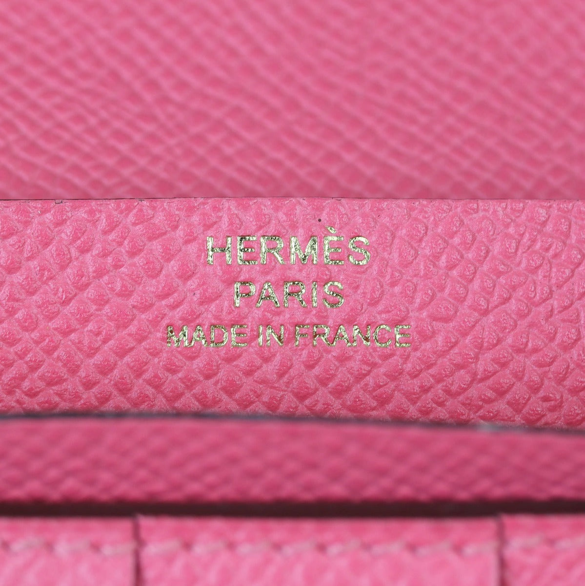 Hermes Bearn Wallet Interior Stamp
