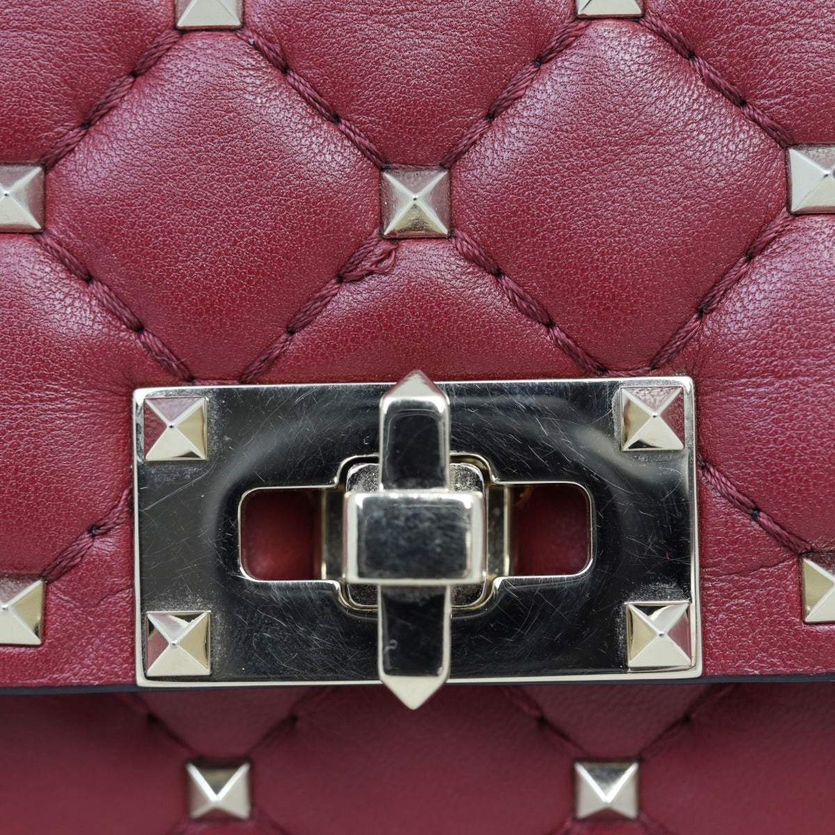 Valentino Rockstud Spike Wallet on Chain