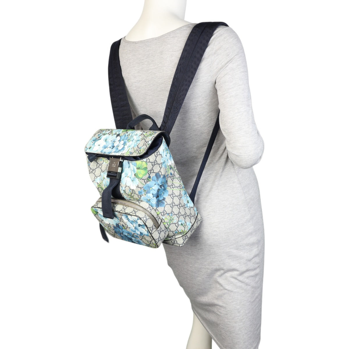 Gucci GG Supreme Blooms Backpack