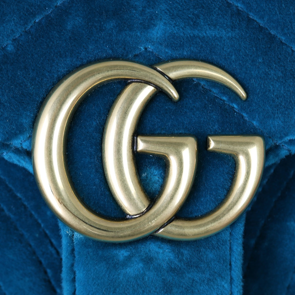 Gucci GG Marmont Mini Velvet Shoulder Bag Hardware