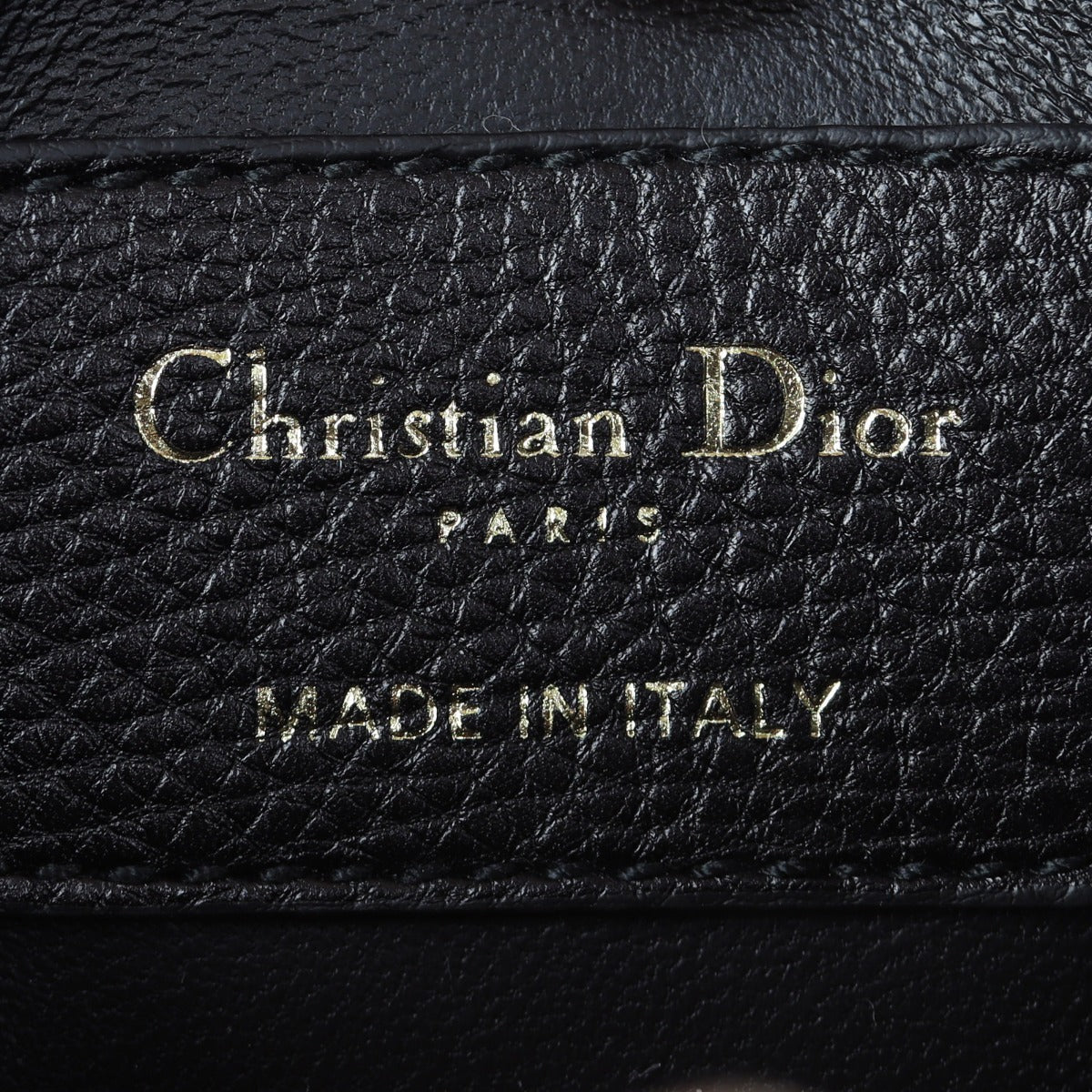 Dior Micro Caro Bag Interior Stamp