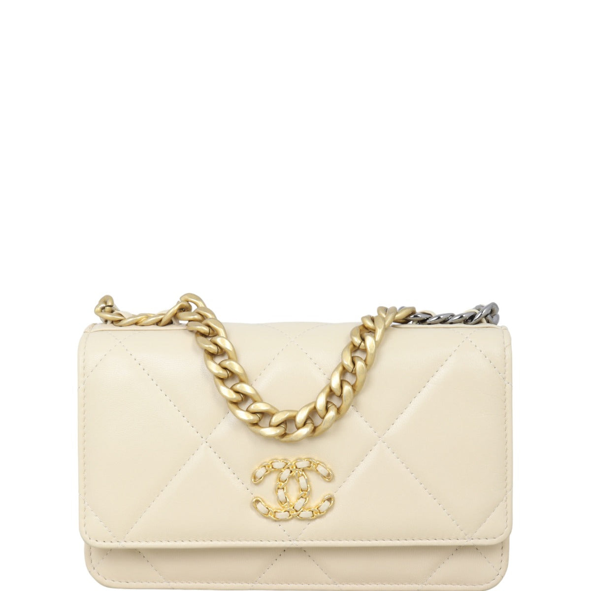 Chanel 19 Wallet On Chain | Beige