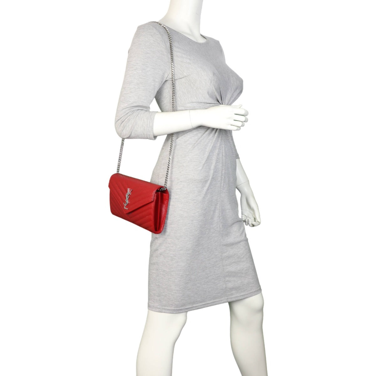 Saint Laurent Cassandre Chain Wallet