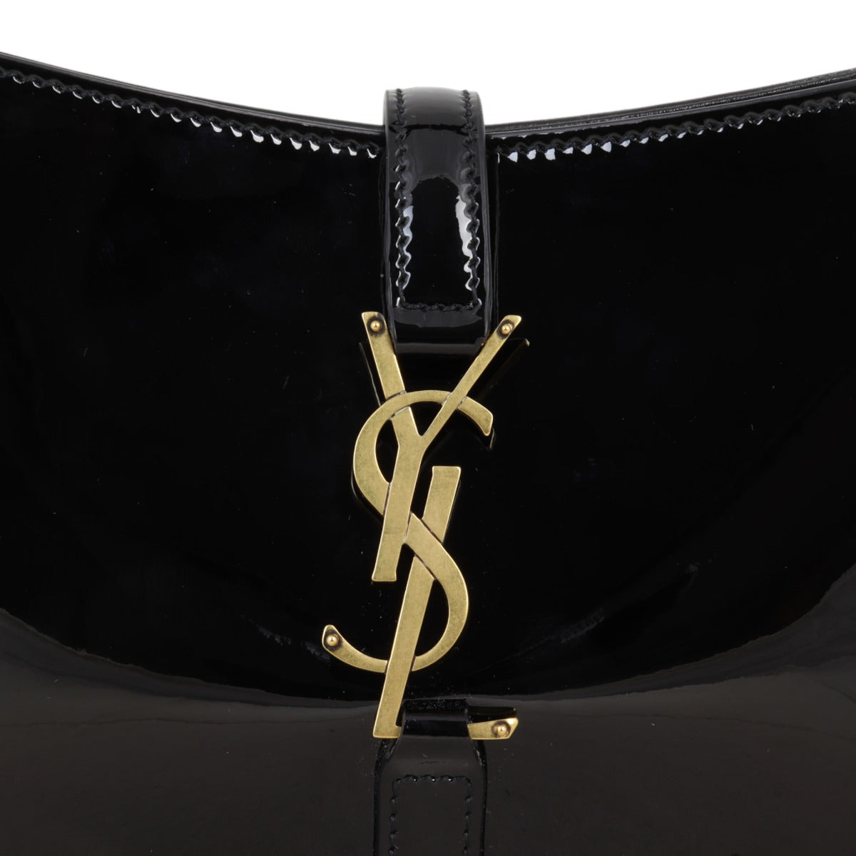 Saint Laurent Le 5 a 7 Hobo Patent