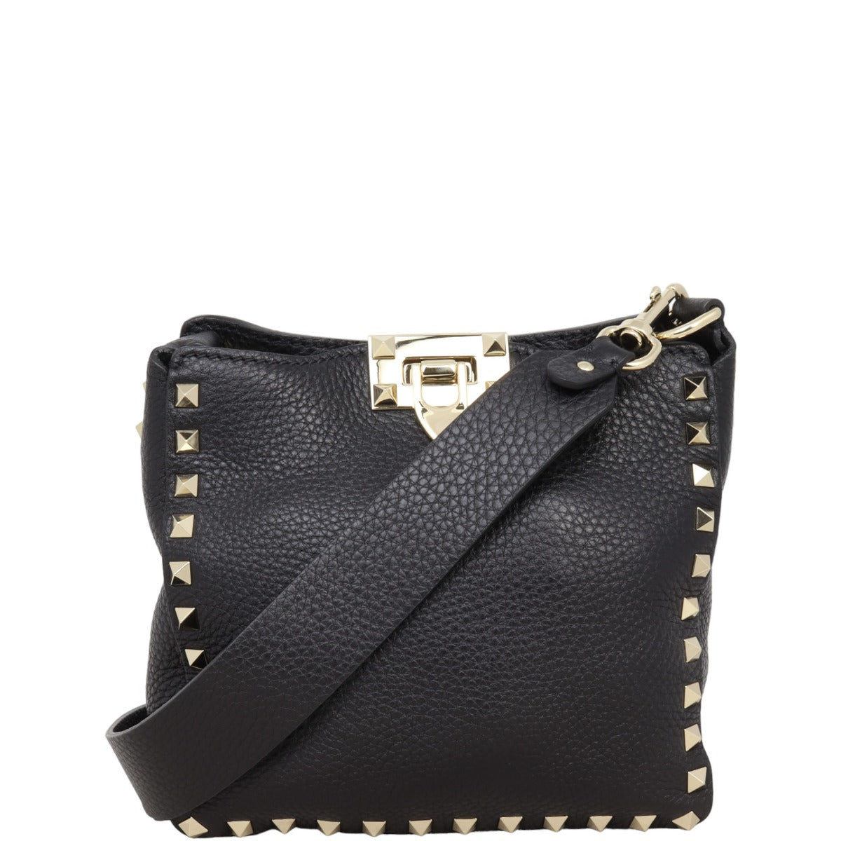 Valentino Rockstud Flip-Lock Messenger Bag Mini