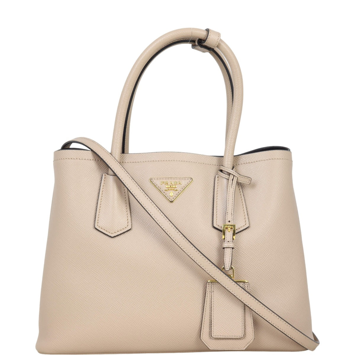 Prada Saffiano Cuir Double Bag Small