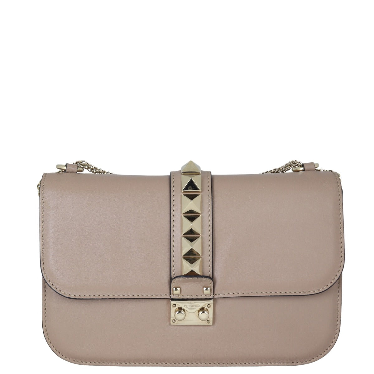 Valentino Glam Lock Medium Shoulder Bag