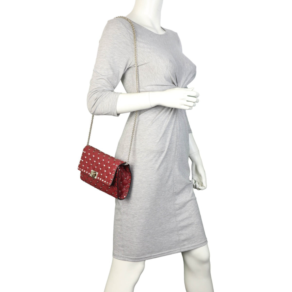 Valentino Rockstud Spike Wallet on Chain