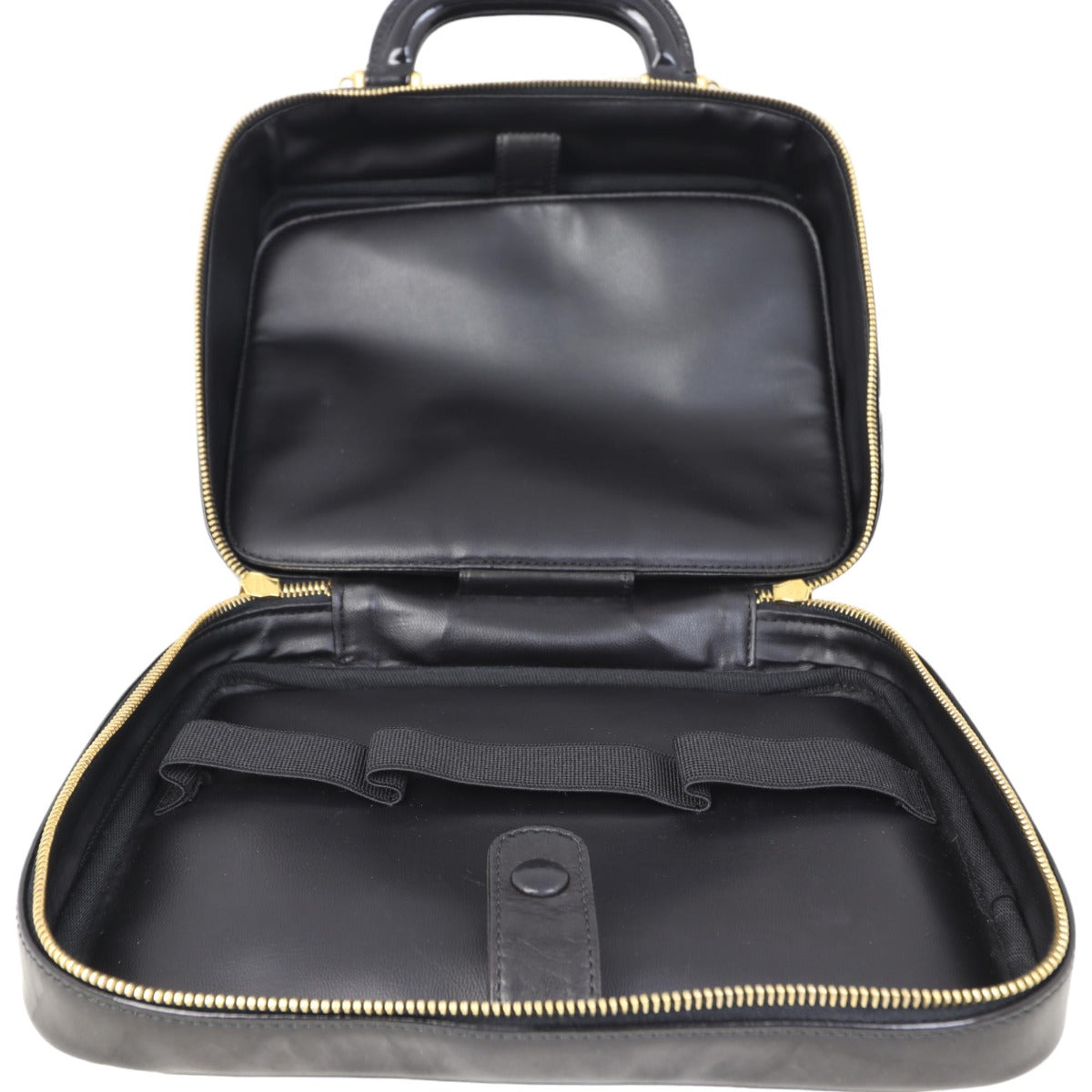 Chanel Timeless Double Zip Vanity Case Patent