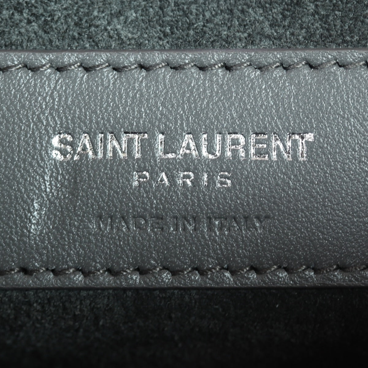 Saint Laurent Sunset Medium Croc-Embossed Interior Stamp