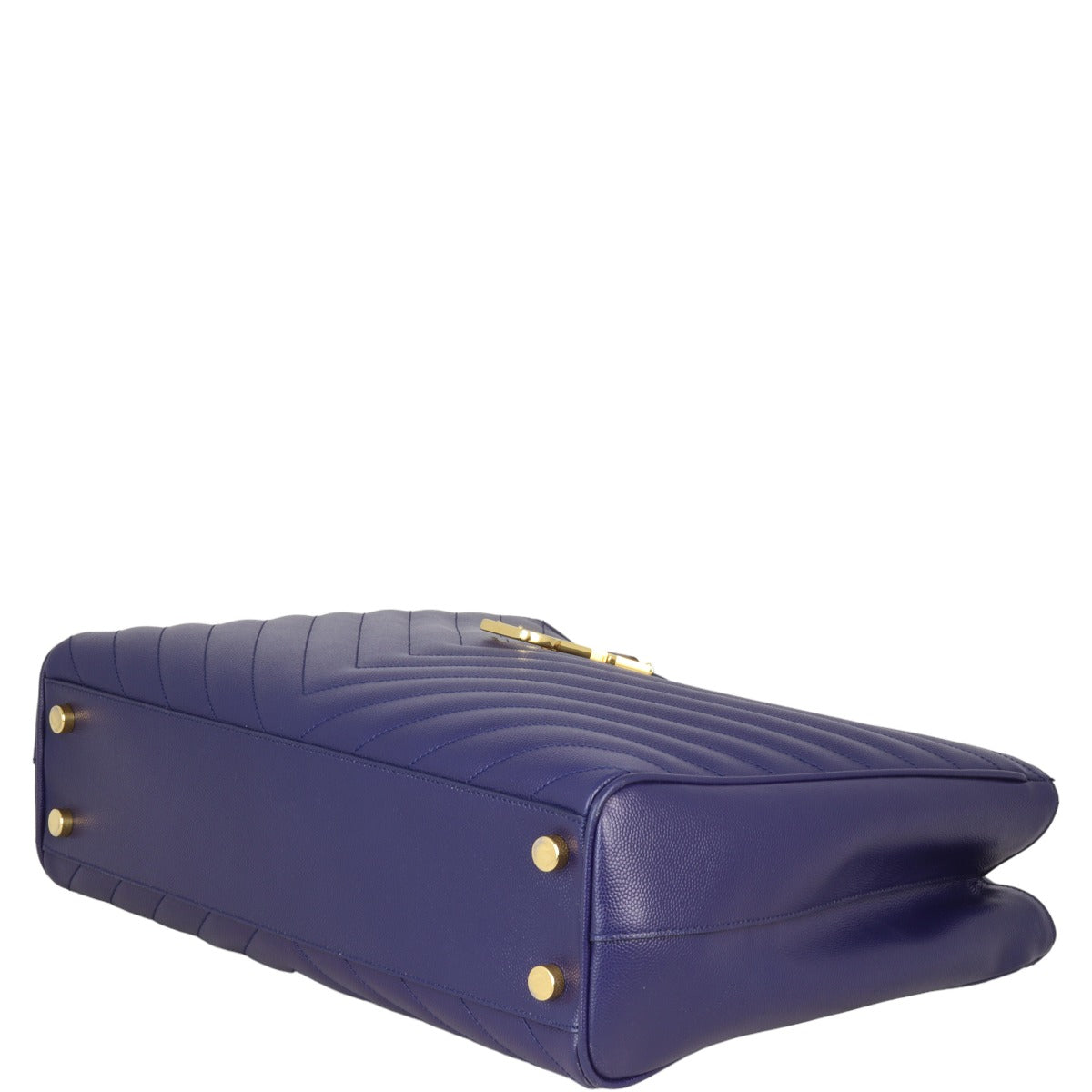 Saint Laurent Chevron Shopping Tote