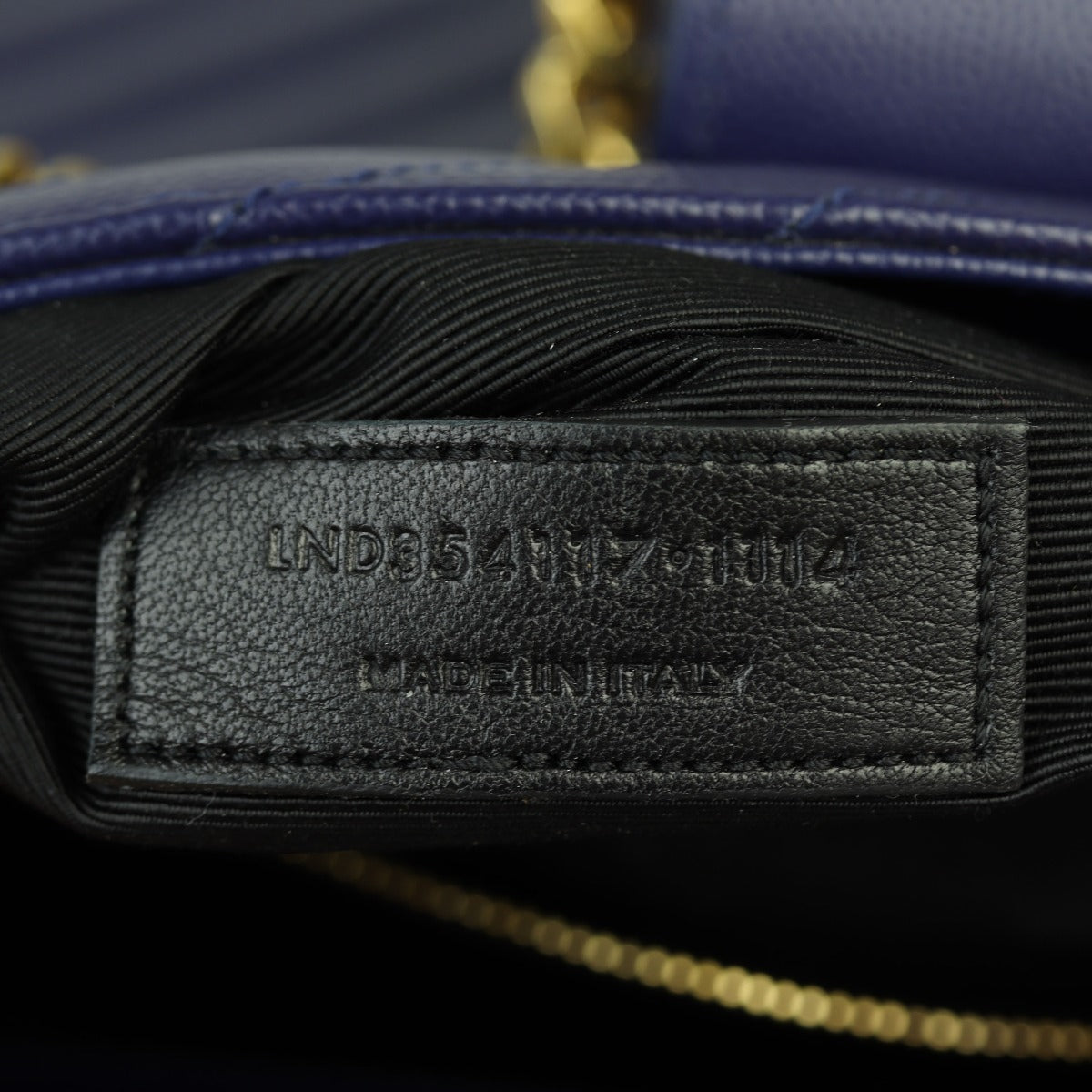 Saint Laurent Chevron Shopping Tote