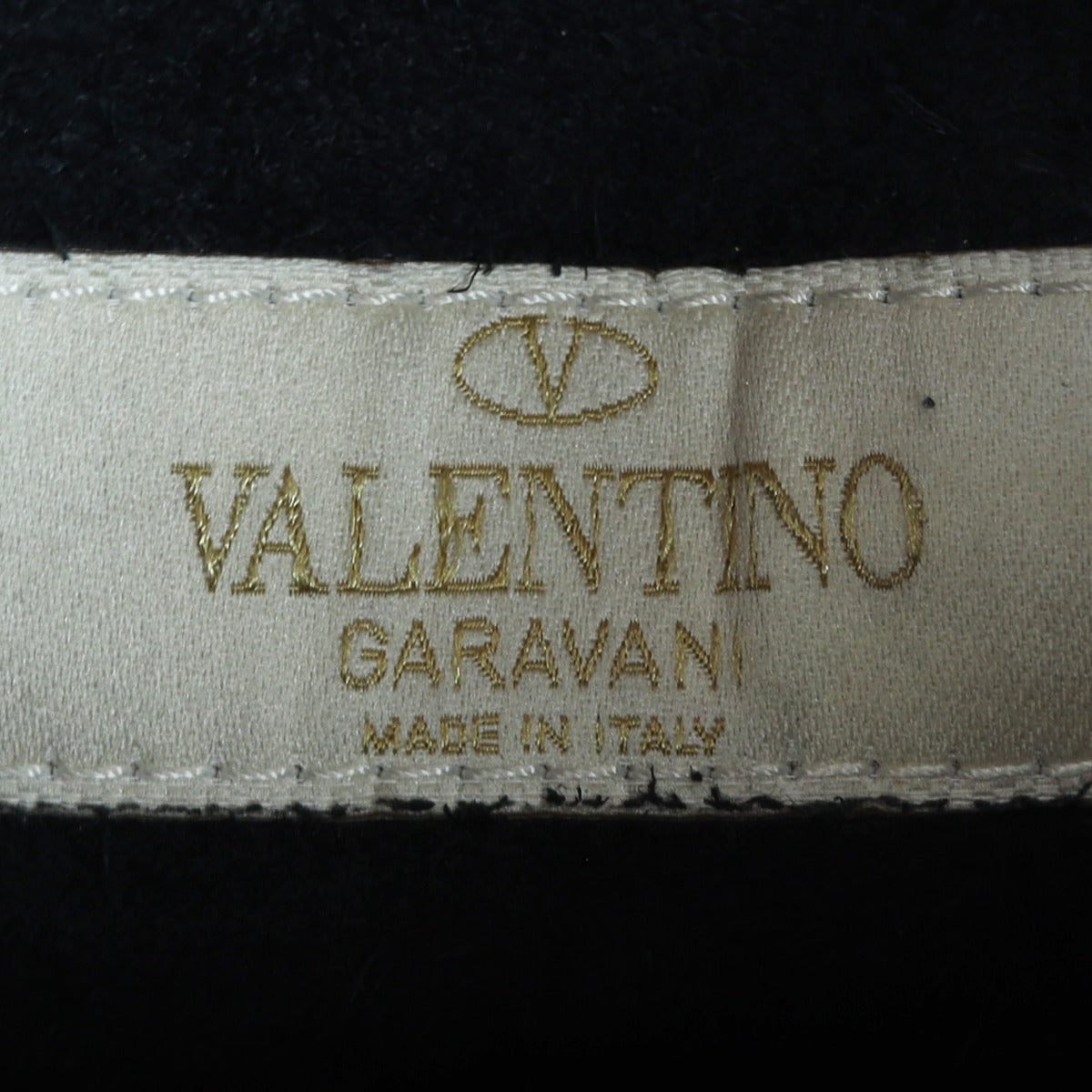 Valentino My Rockstud Rolling Flap Bag Interior Stamp