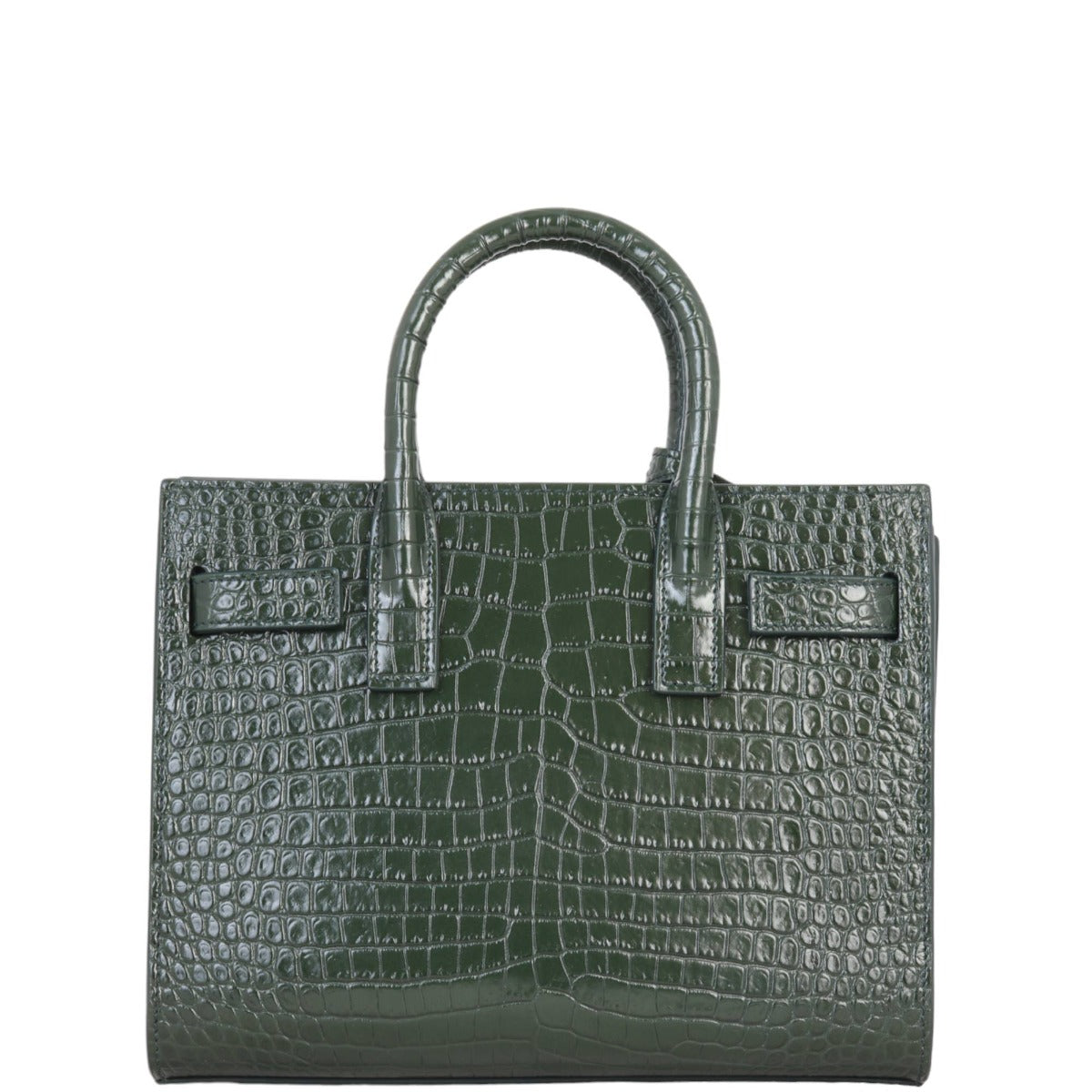 Saint Laurent Sac de Jour Nano Croc-Embossed
