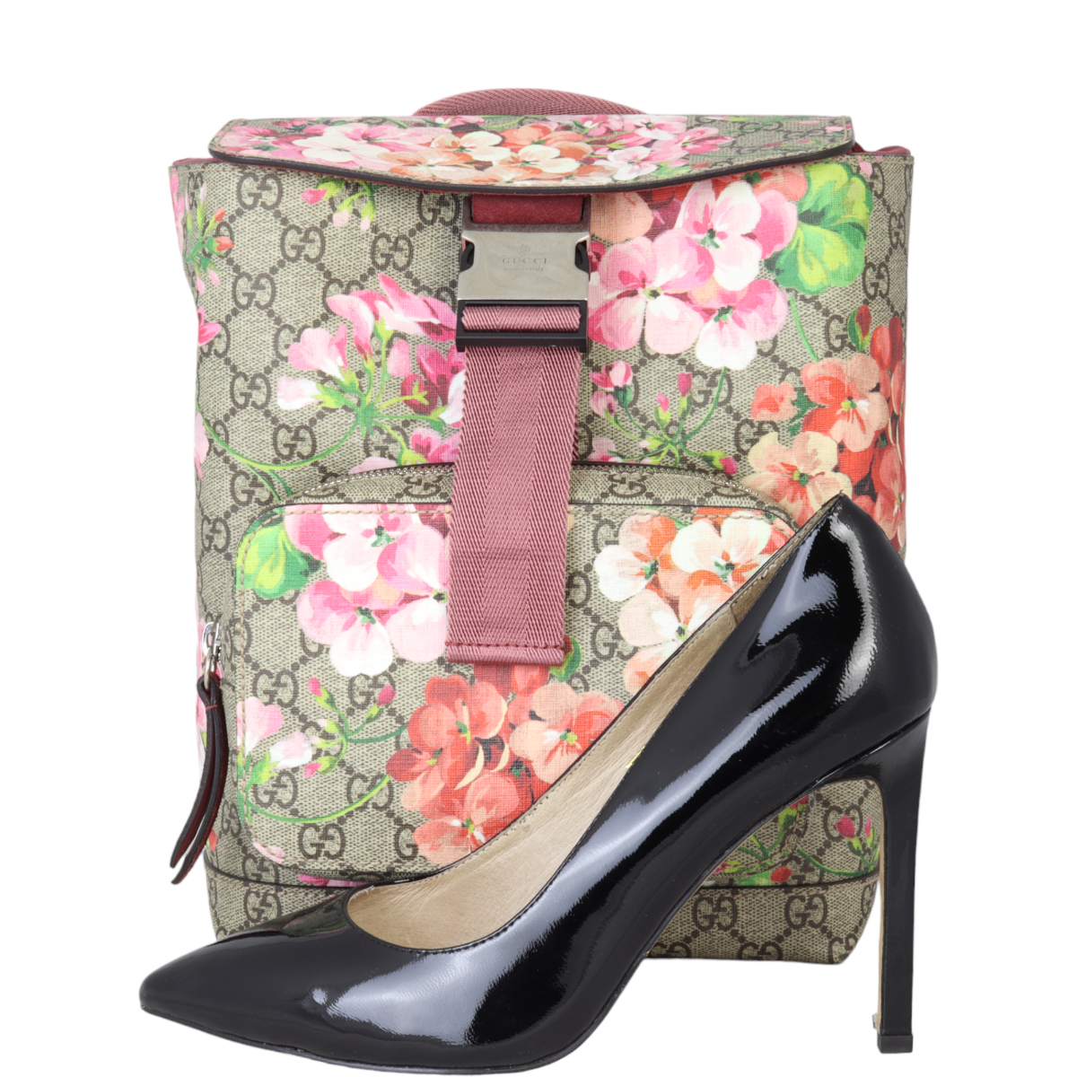 Gucci GG Supreme Blooms Backpack Small