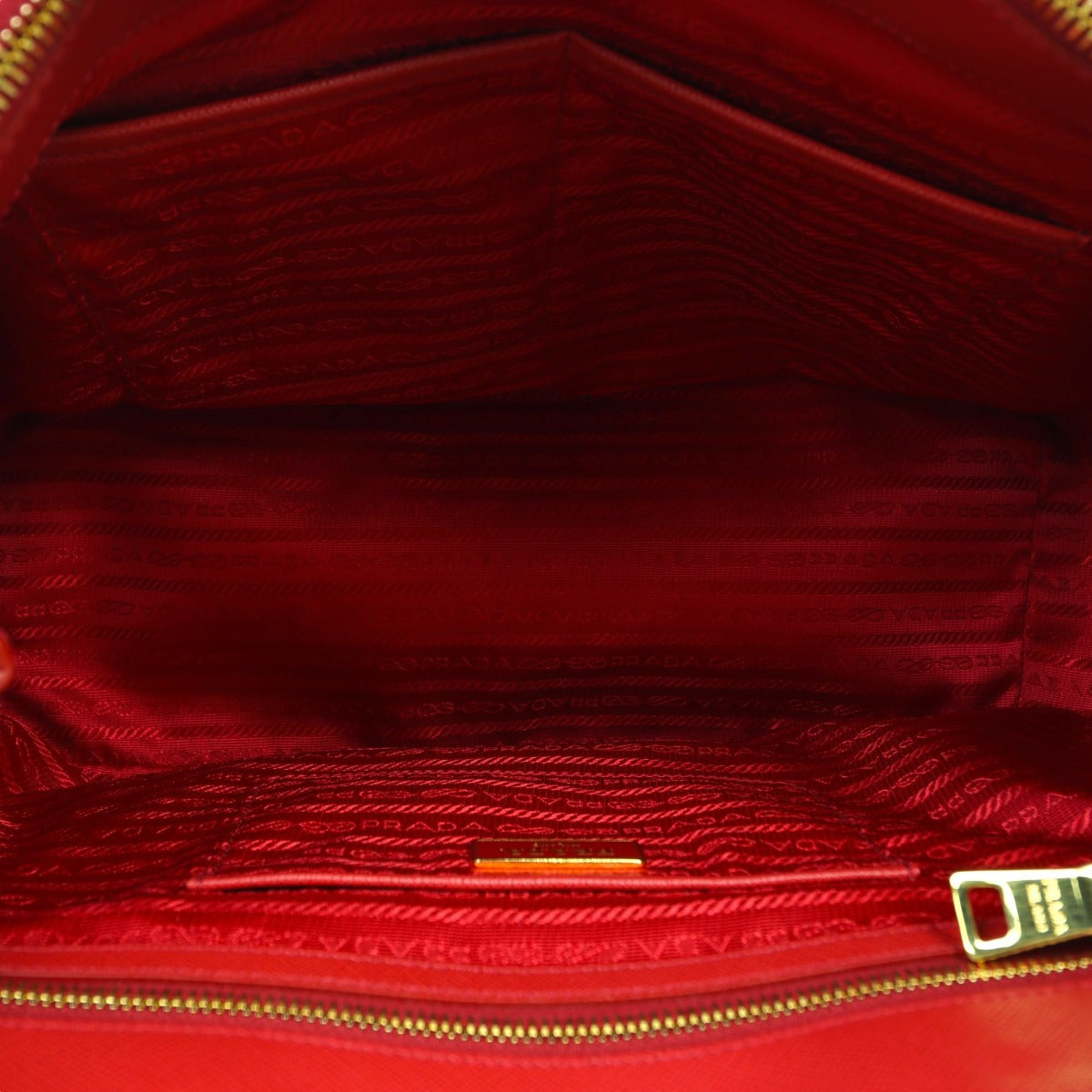 Prada Saffiano Lux Galleria Double Zip Tote Large