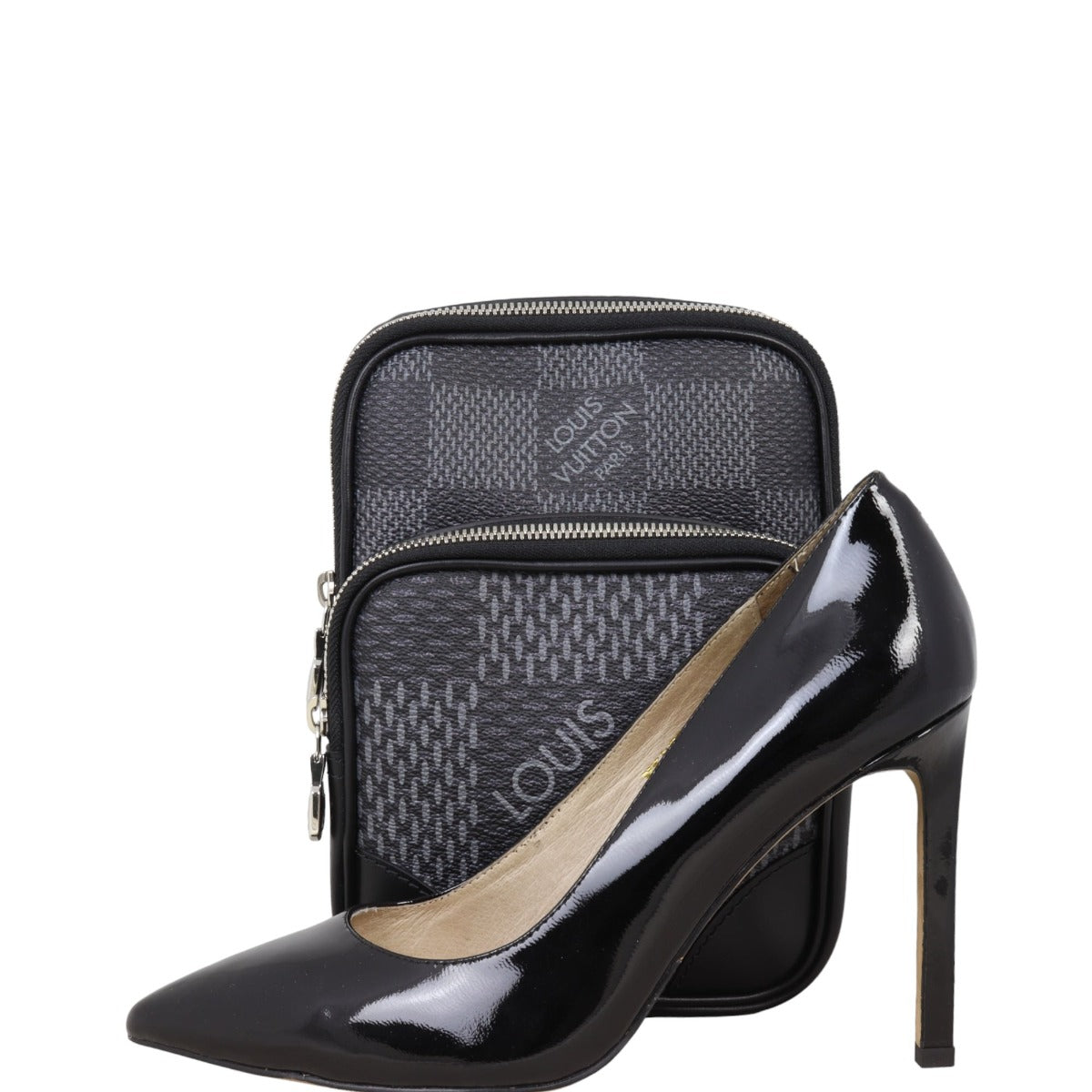 Louis Vuitton Amazone 3DSling Bag Damier Graphite