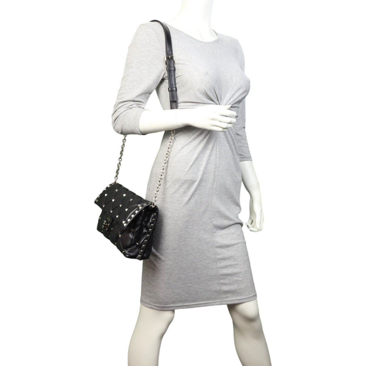 Valentino Candystud Chain Shoulder Bag