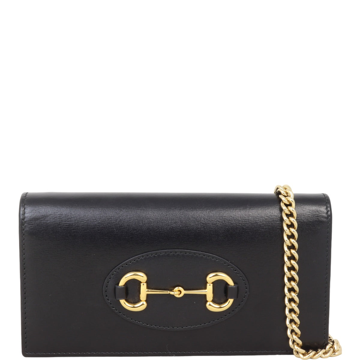 Gucci Leather Horsebit 1955 Chain Wallet