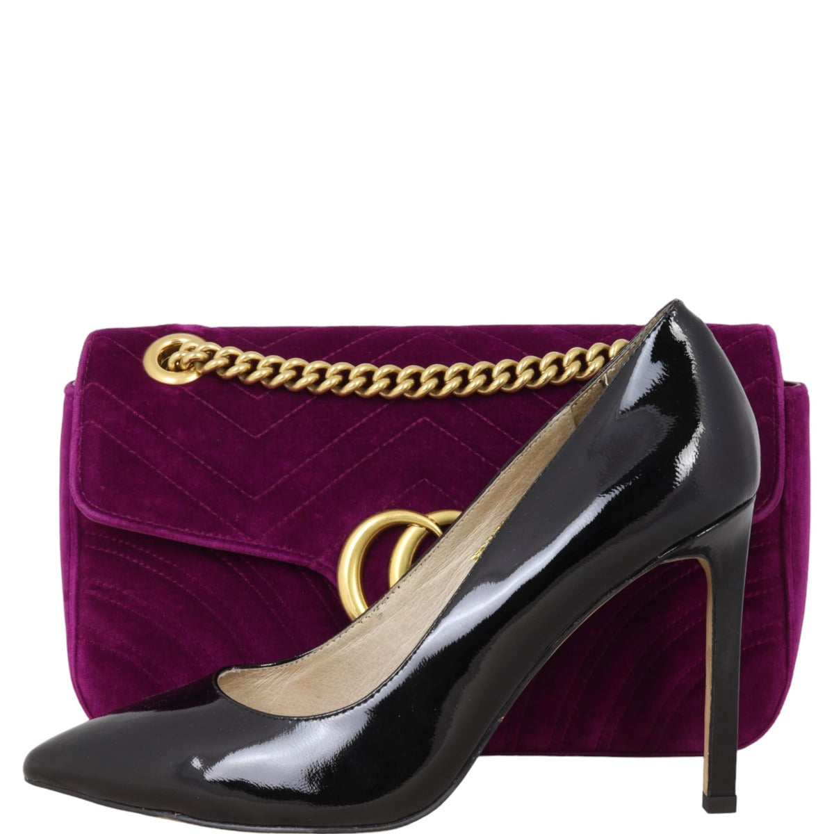 Gucci GG Marmont Velvet Small Shoulder Bag