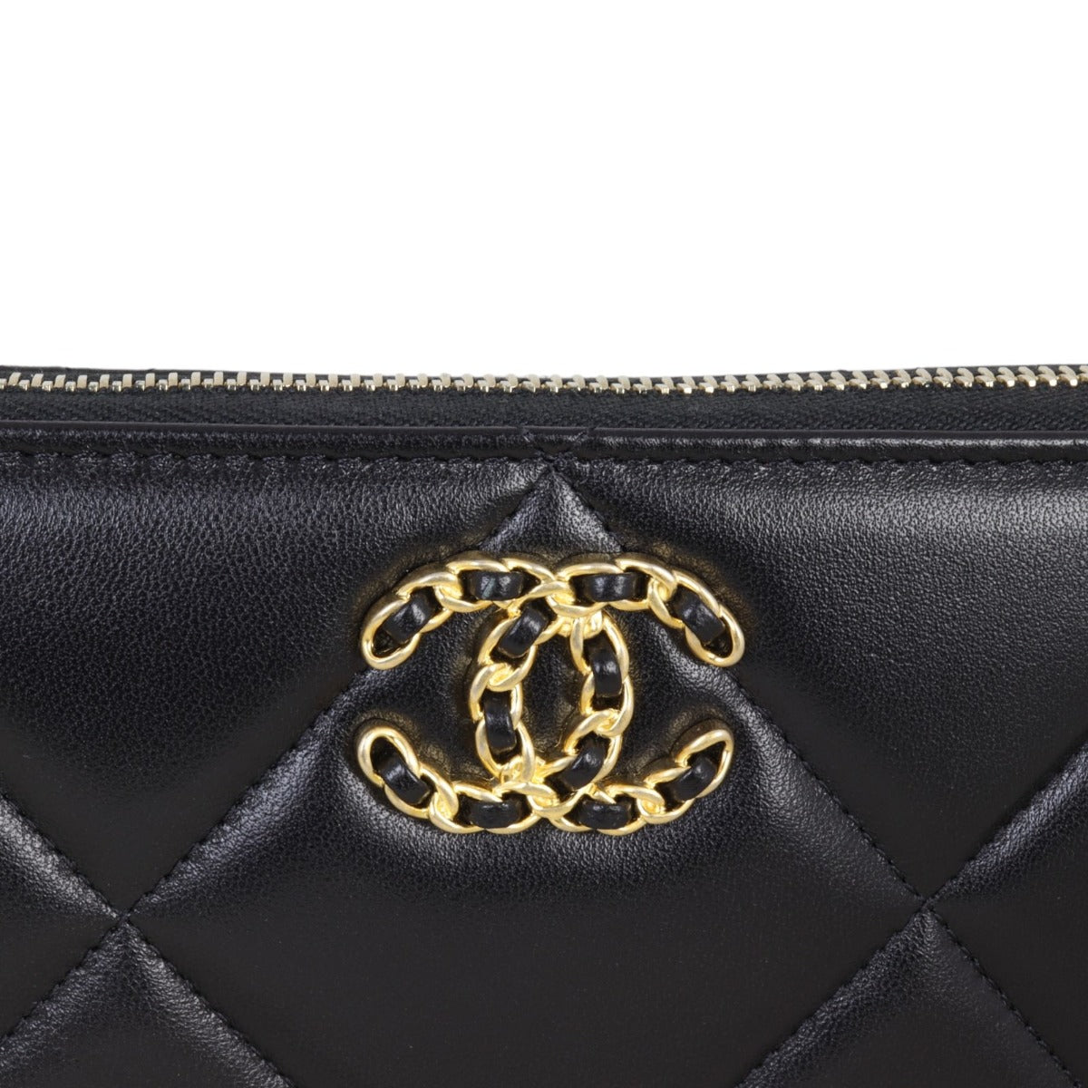 Chanel 19 Zip Around Long Wallet