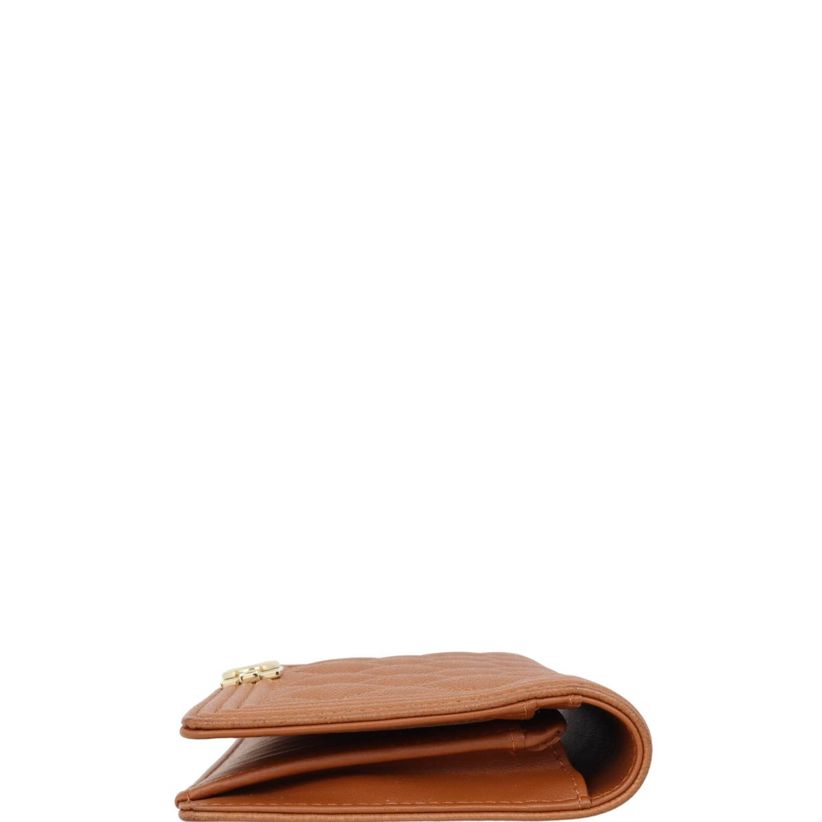 Chanel Boy Long Flap Wallet | Brown