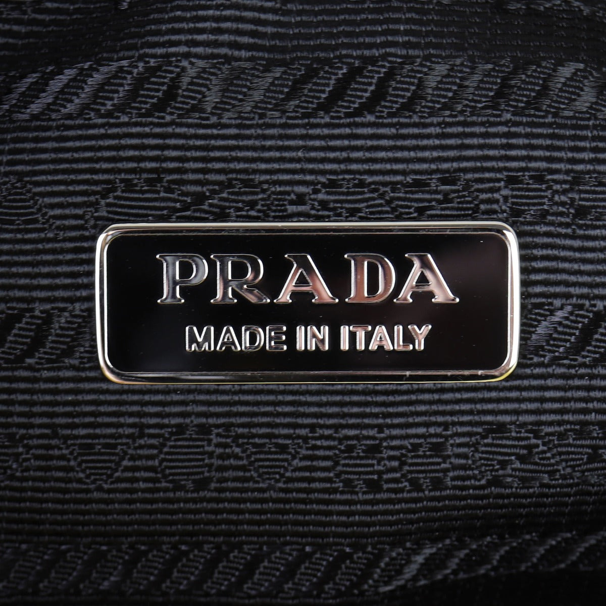 Prada Triangle Leather Shoulder Bag Hardware