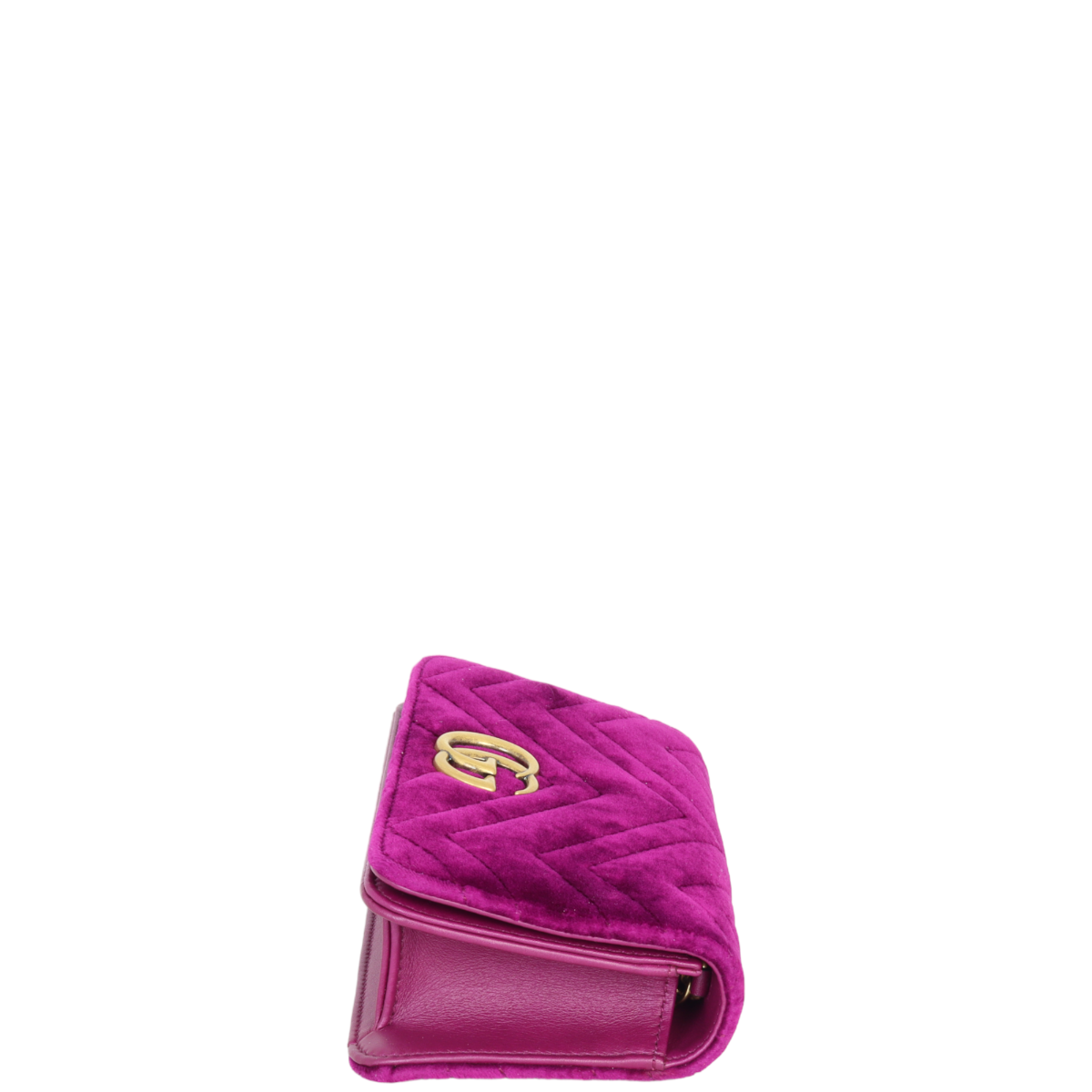 Gucci GG Marmont Velvet Super Mini Shoulder Bag