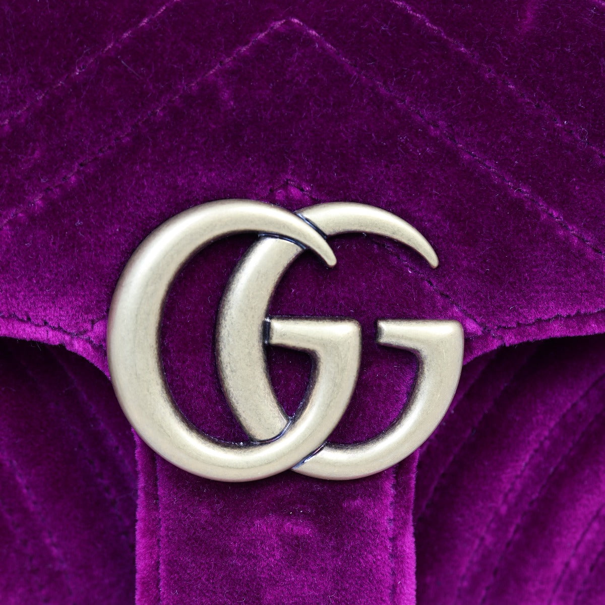 Gucci GG Marmont Velvet Mini Shoulder Bag